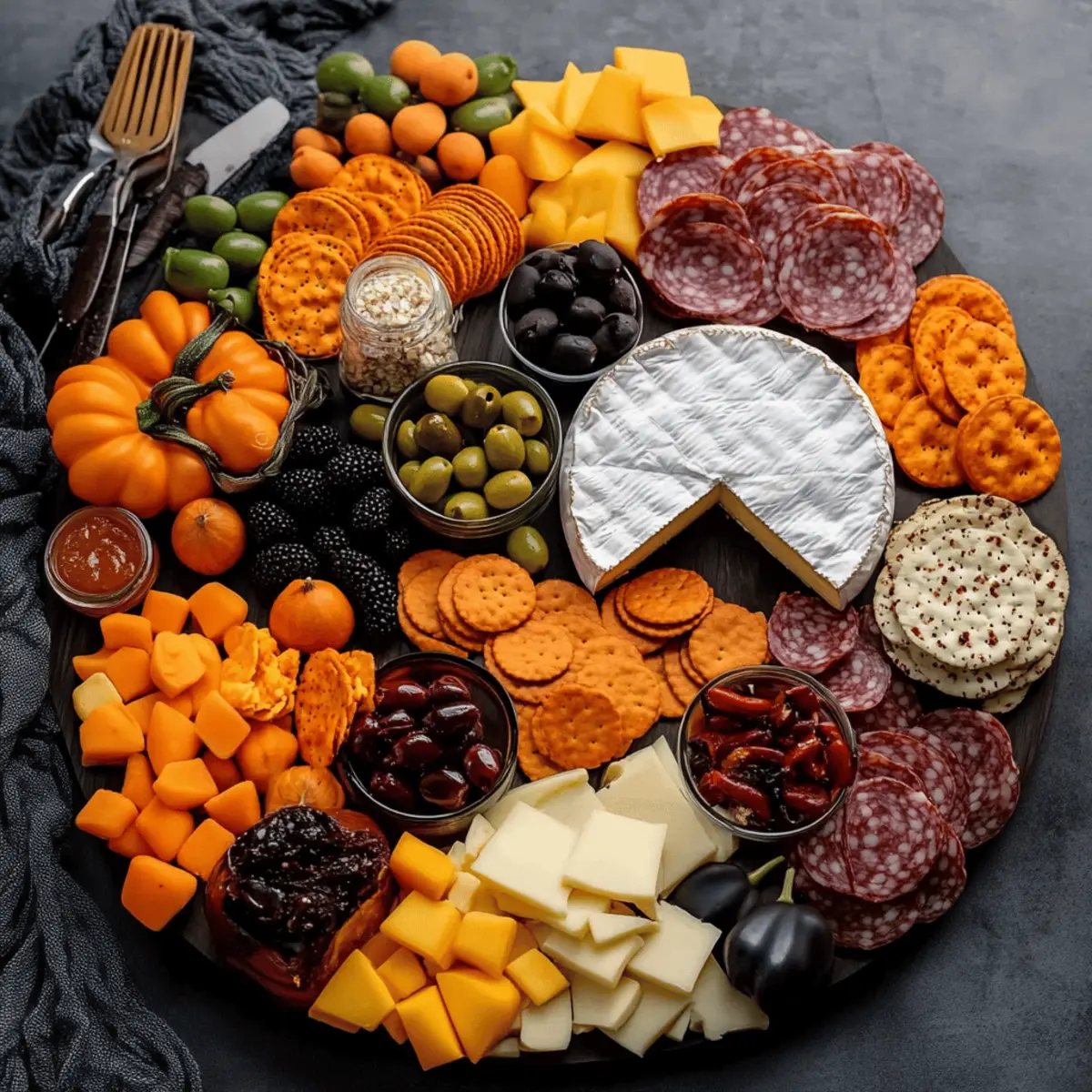 Halloween Cheese Board