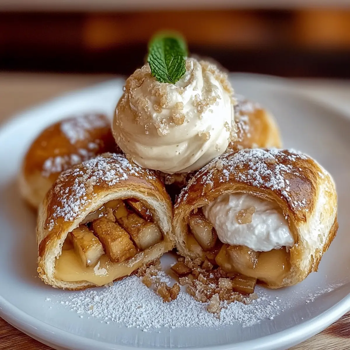 Air Fryer Apple Pie Bombs