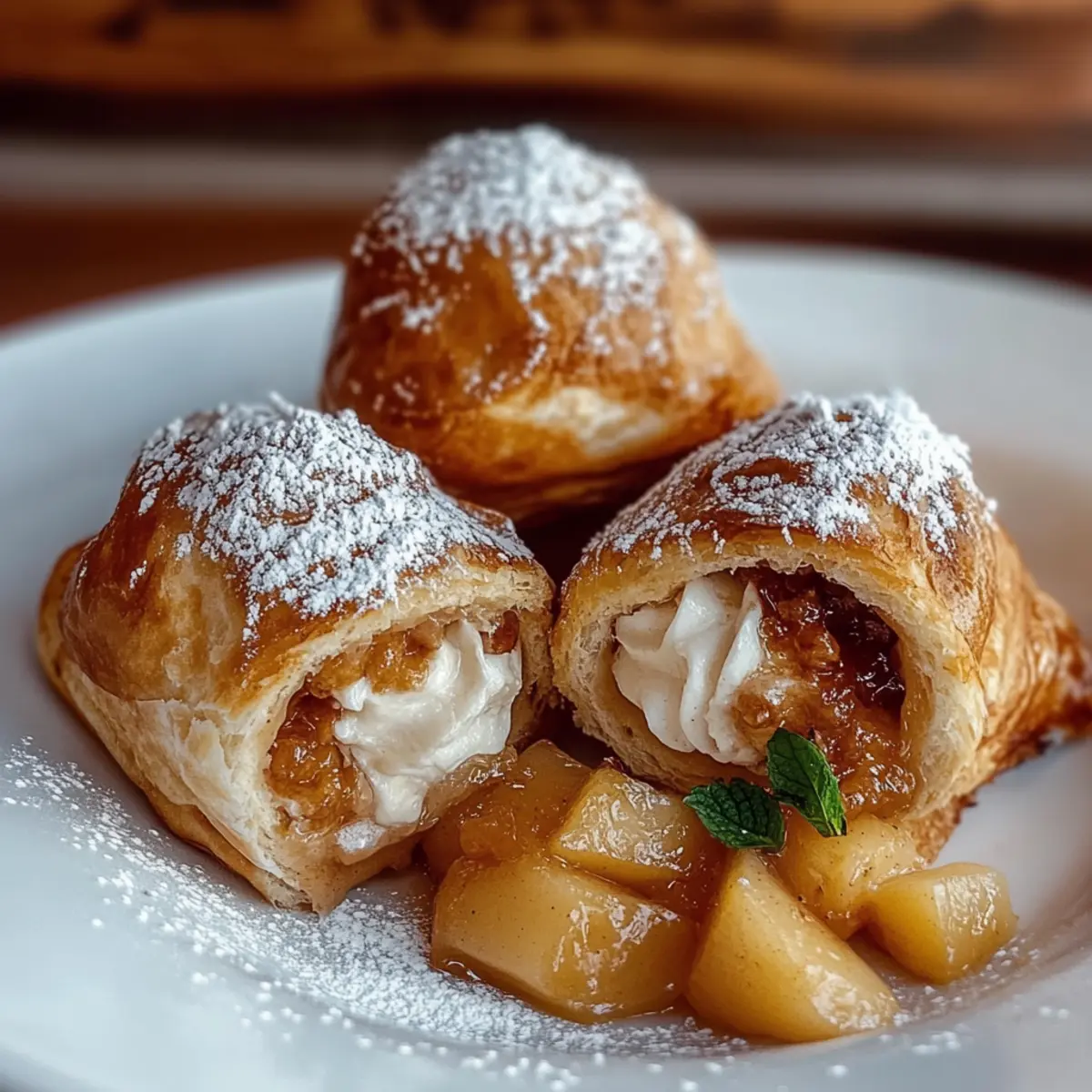 Air Fryer Apple Pie Bombs