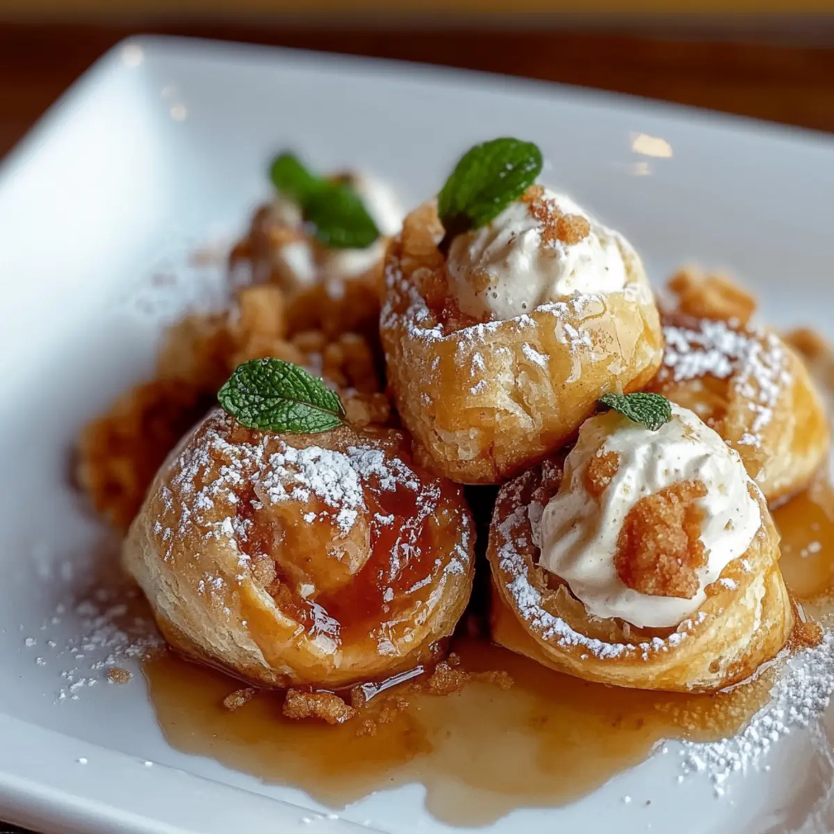 Air Fryer Apple Pie Bombs