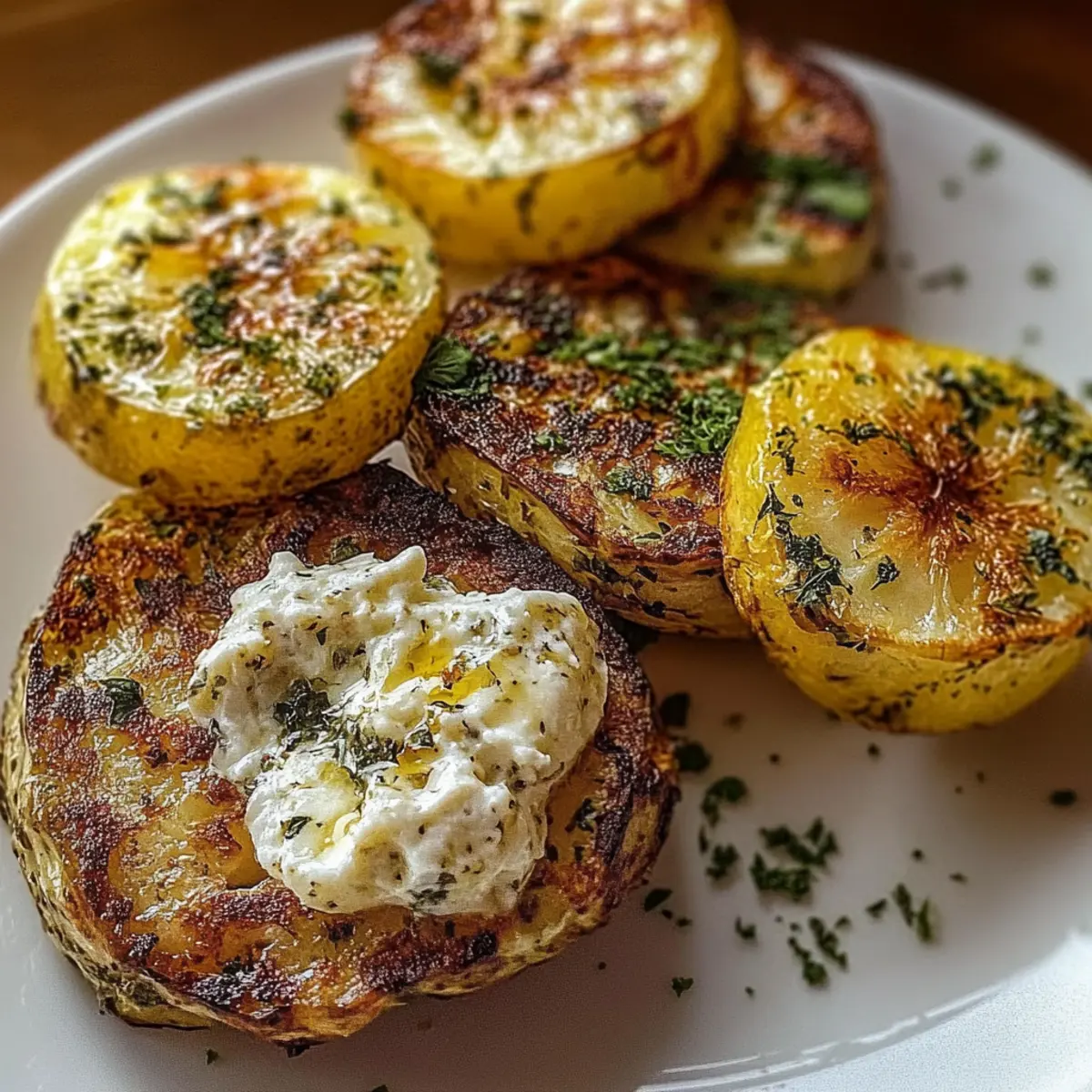 Baked Feta Potatoes