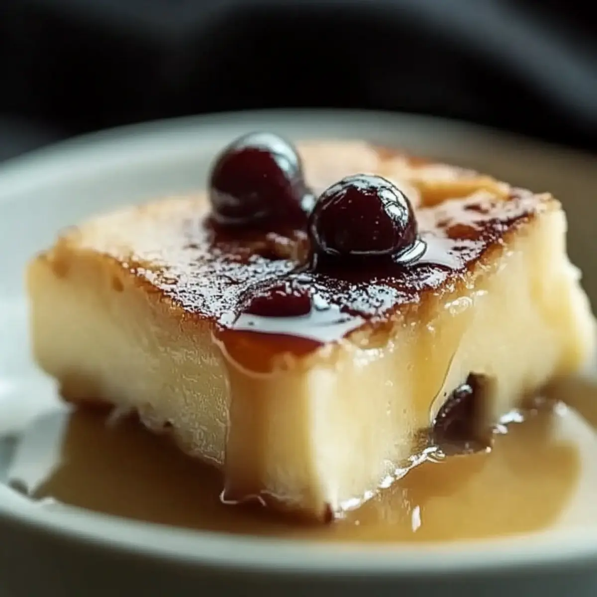 Bread Pudding with Vanilla Sauce
