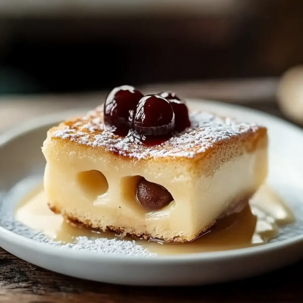 Bread Pudding with Vanilla Sauce