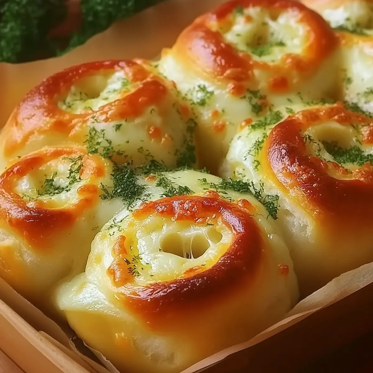 Buttery Cheese Garlic Rolls