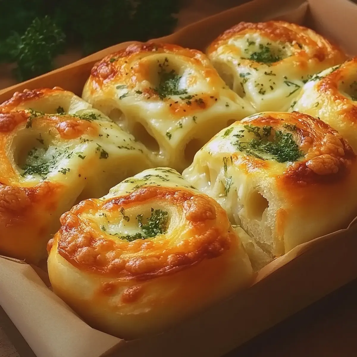 Buttery Cheese Garlic Rolls