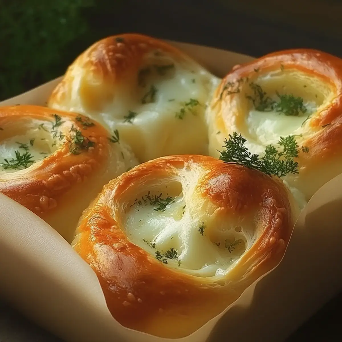 Buttery Cheese Garlic Rolls