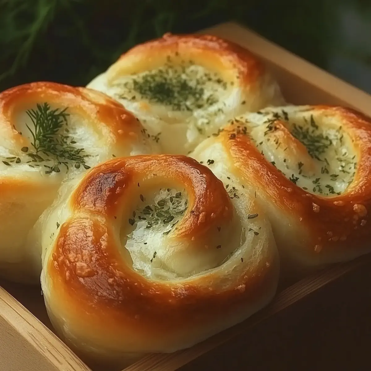 Buttery Cheese Garlic Rolls