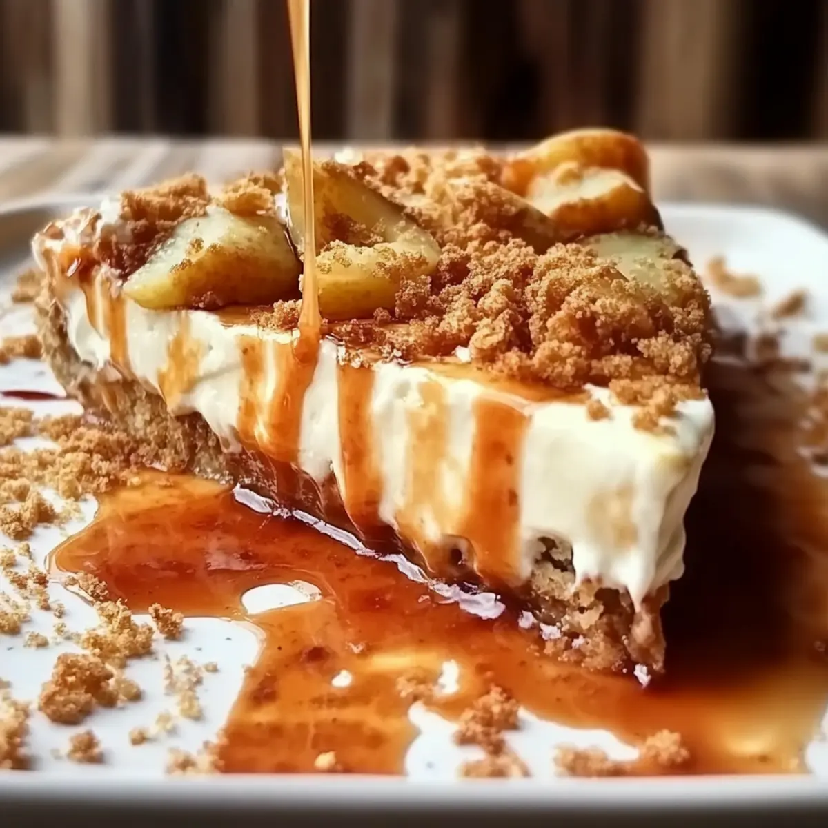 Caramel Apple Cheesecake Bars