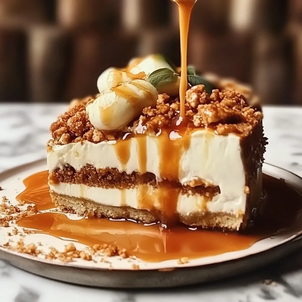 Caramel Apple Cheesecake Bars