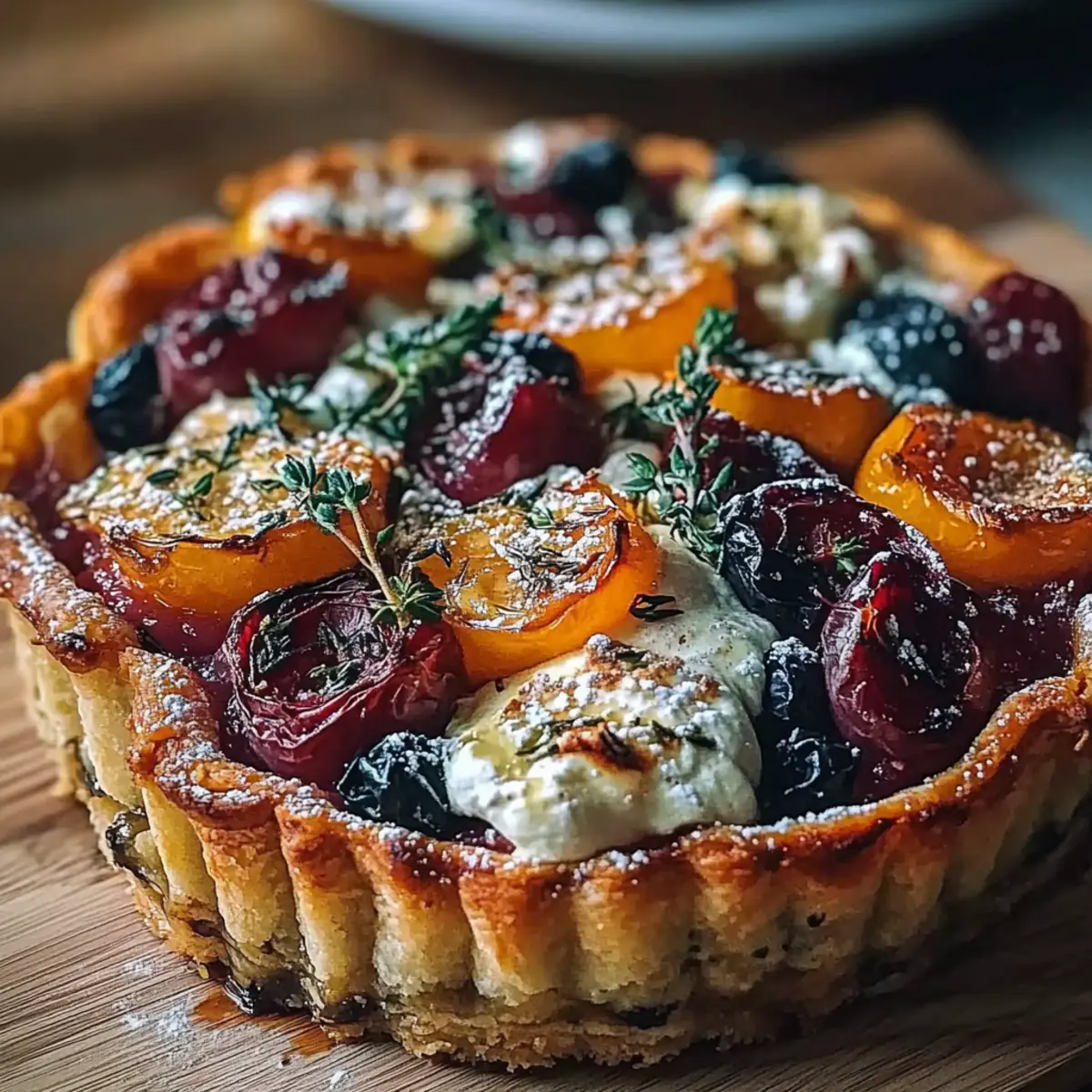 Caramelized Onion Butternut Squash Tart