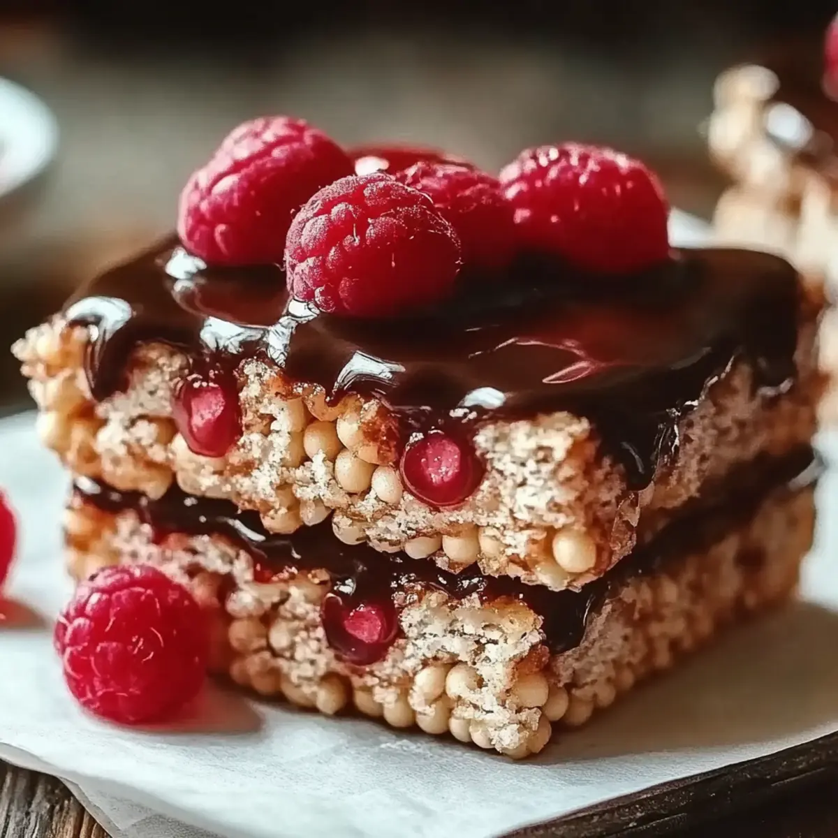 Chocolate Covered Cherry Rice Krispies