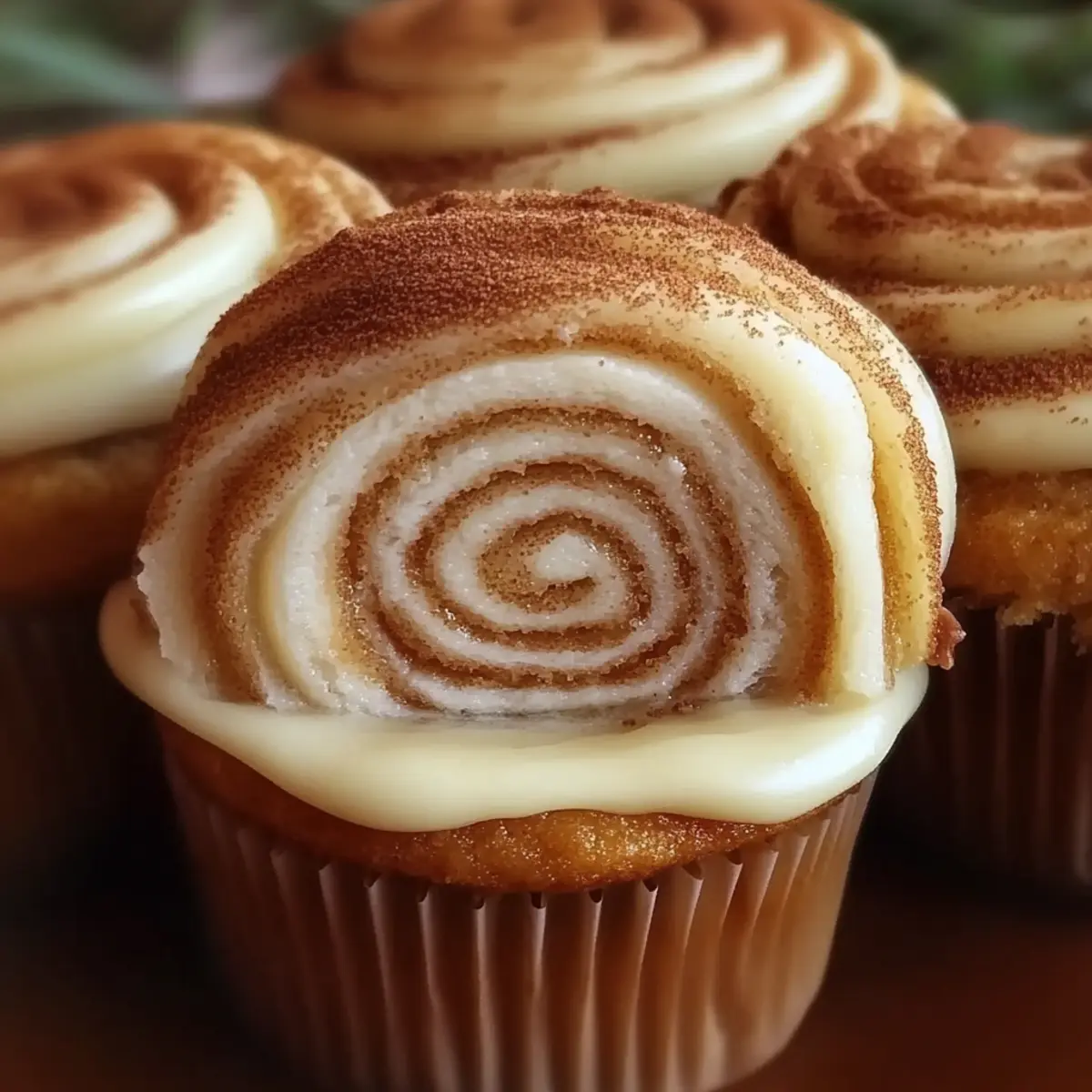 Cinnamon Roll Cupcakes