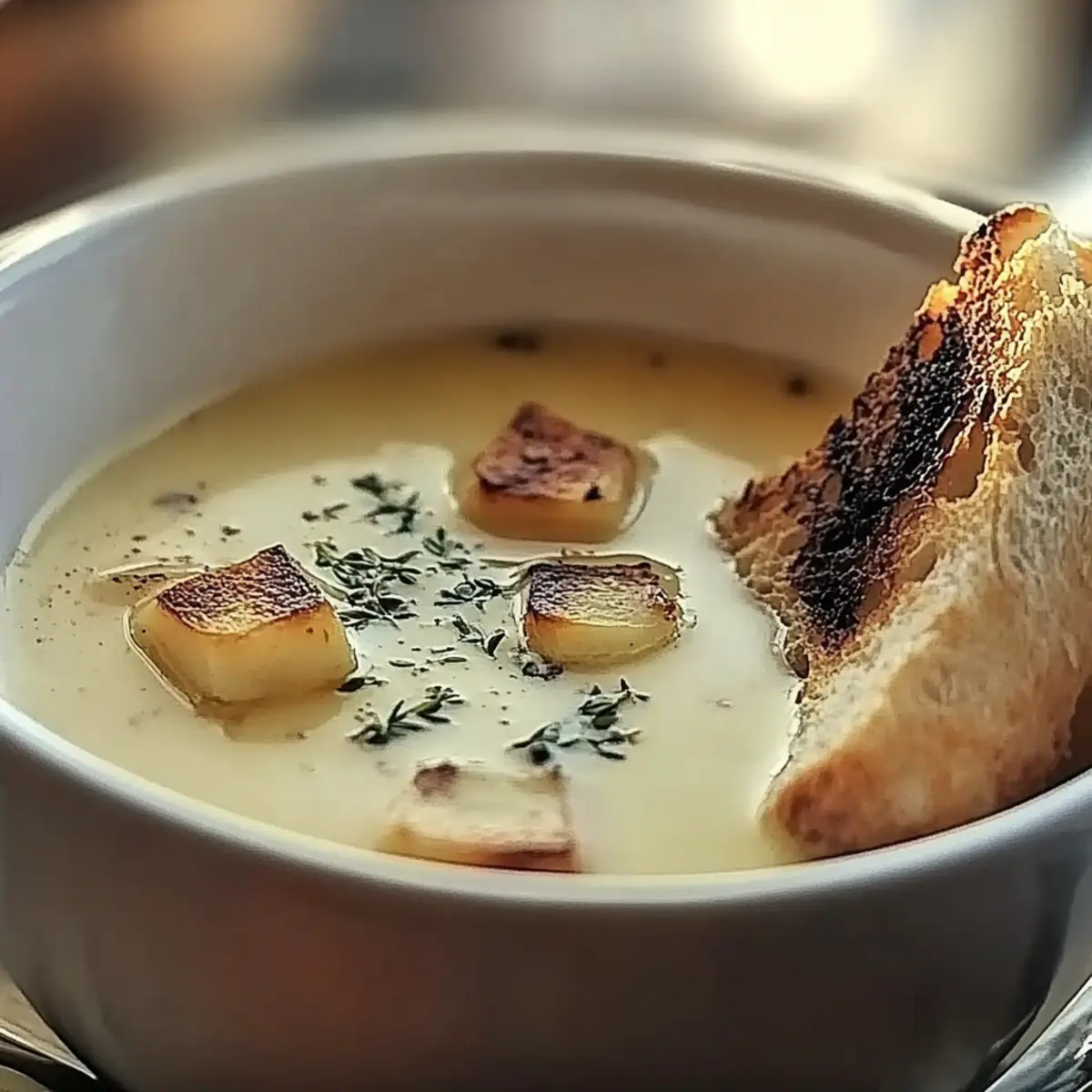 Country French Garlic Soup