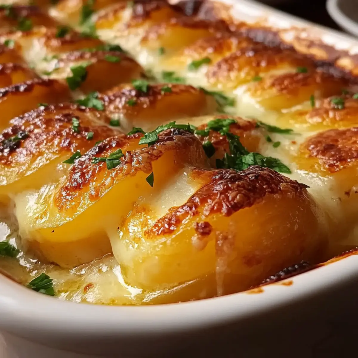 Creamy Cheesy Au Gratin Potatoes