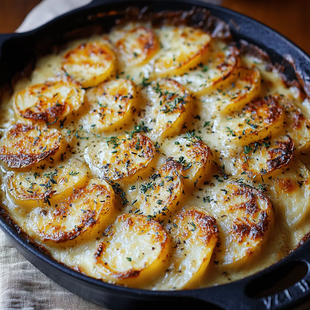 Creamy Cheesy Potato Gratin
