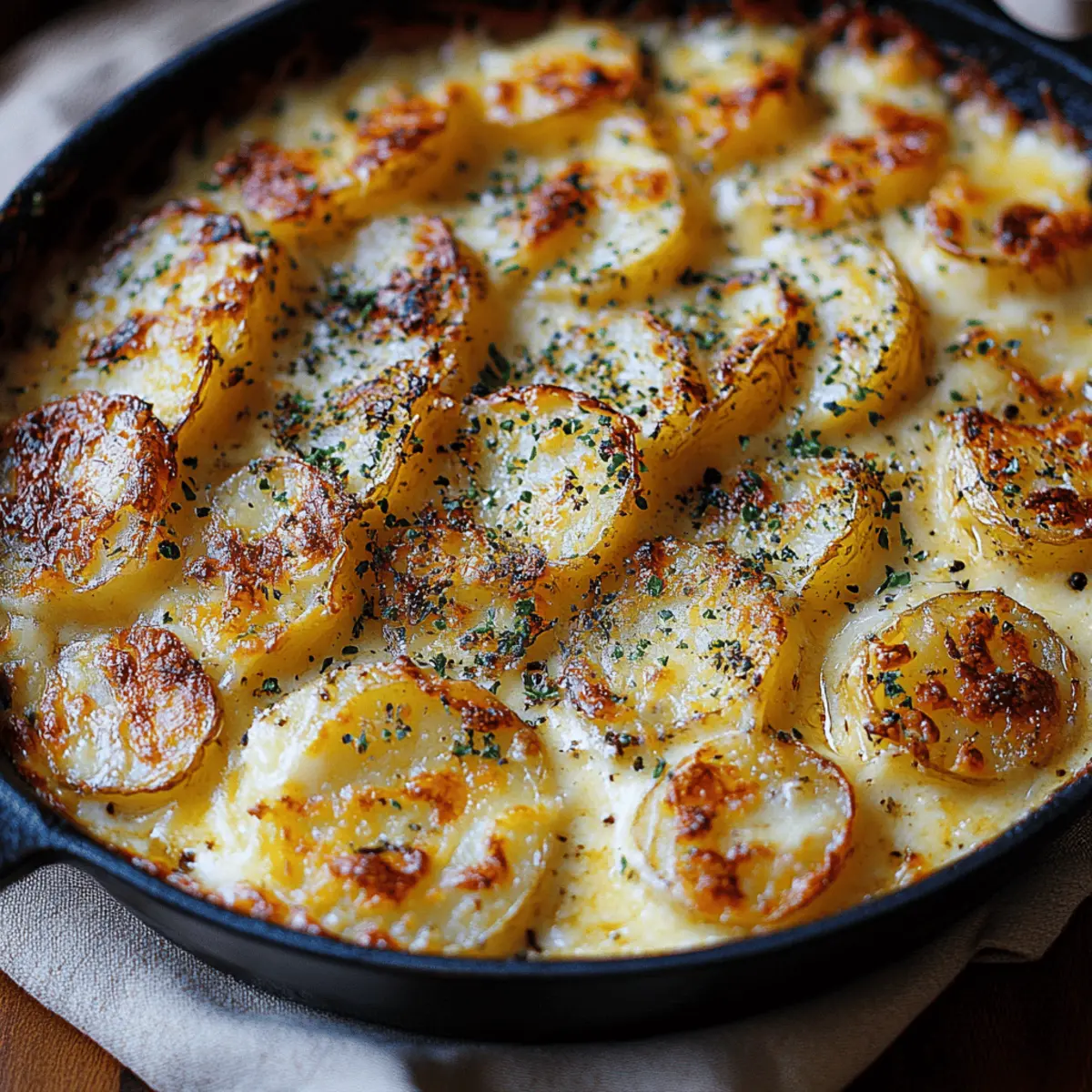 Creamy Cheesy Potato Gratin