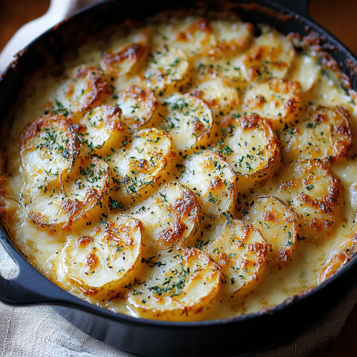 Creamy Cheesy Potato Gratin