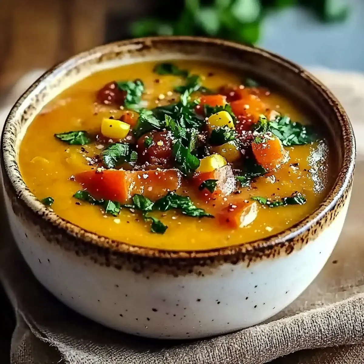 Creamy Roasted Vegetable Soup