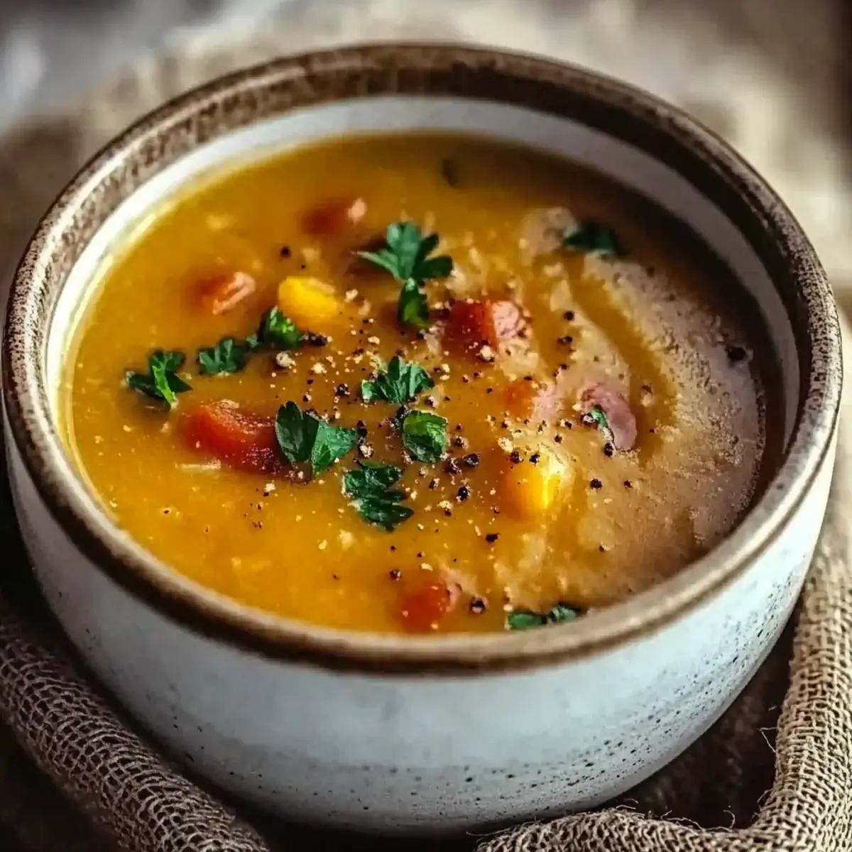 Creamy Roasted Vegetable Soup