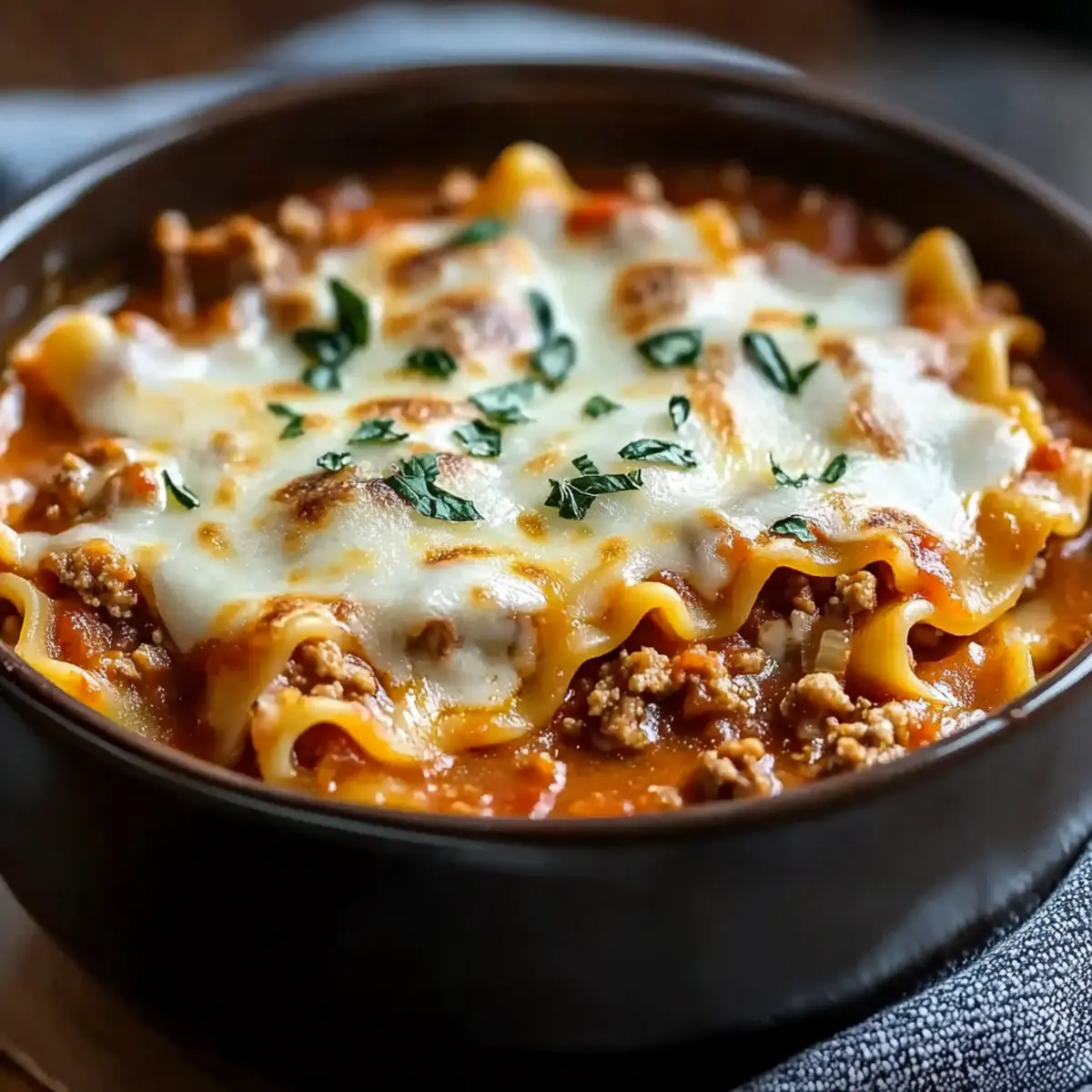 Crock Pot Lasagna Soup