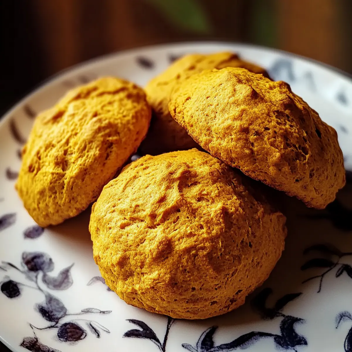 Fluffy Spiced Pumpkin Biscuits