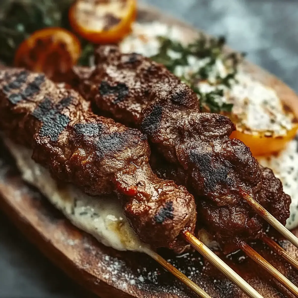 Greek Beef Souvlaki