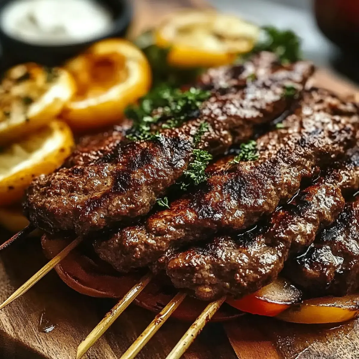 Greek Beef Souvlaki