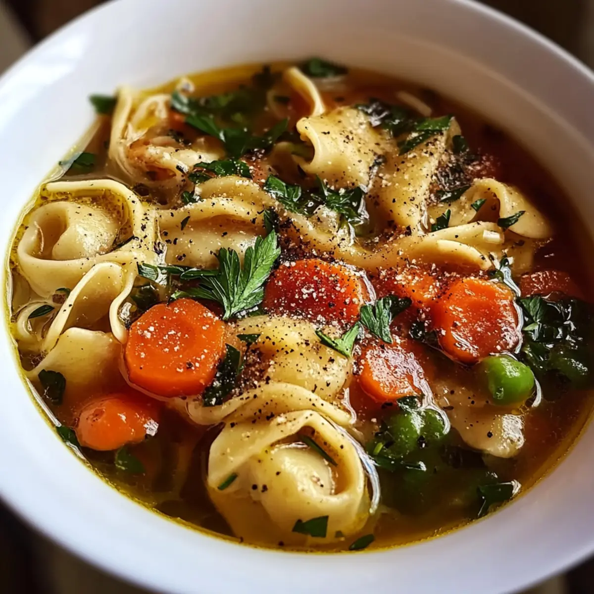 Healthy Tortellini Soup