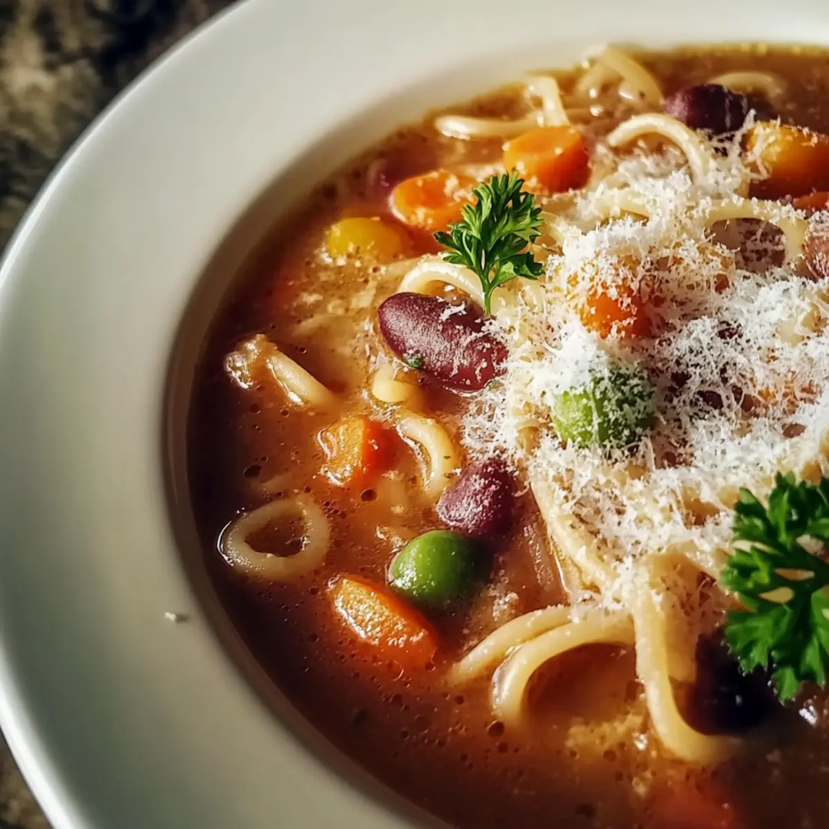 Italian Pasta Fagioli Soup
