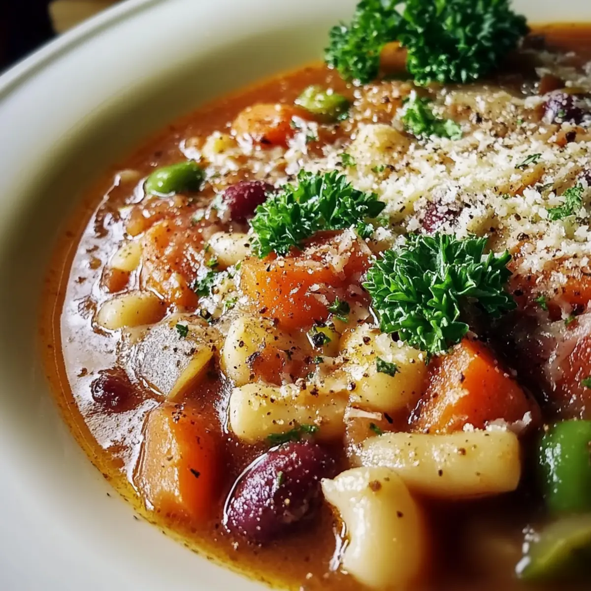 Italian Pasta Fagioli Soup
