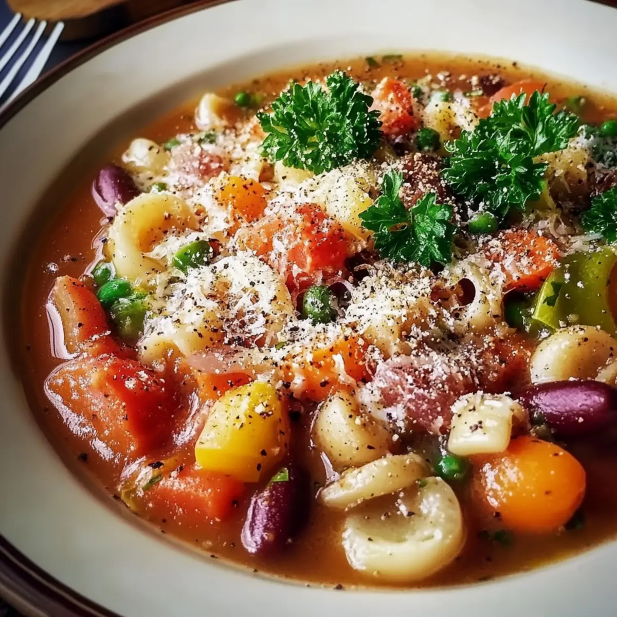 Italian Pasta Fagioli Soup