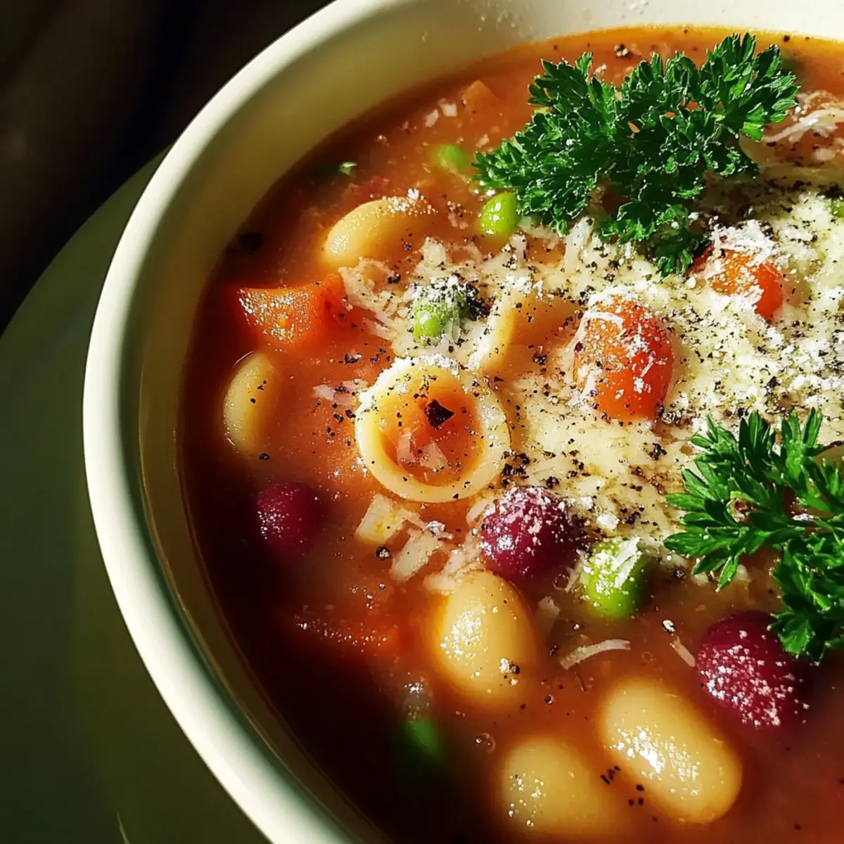 Italian Pasta Fagioli Soup
