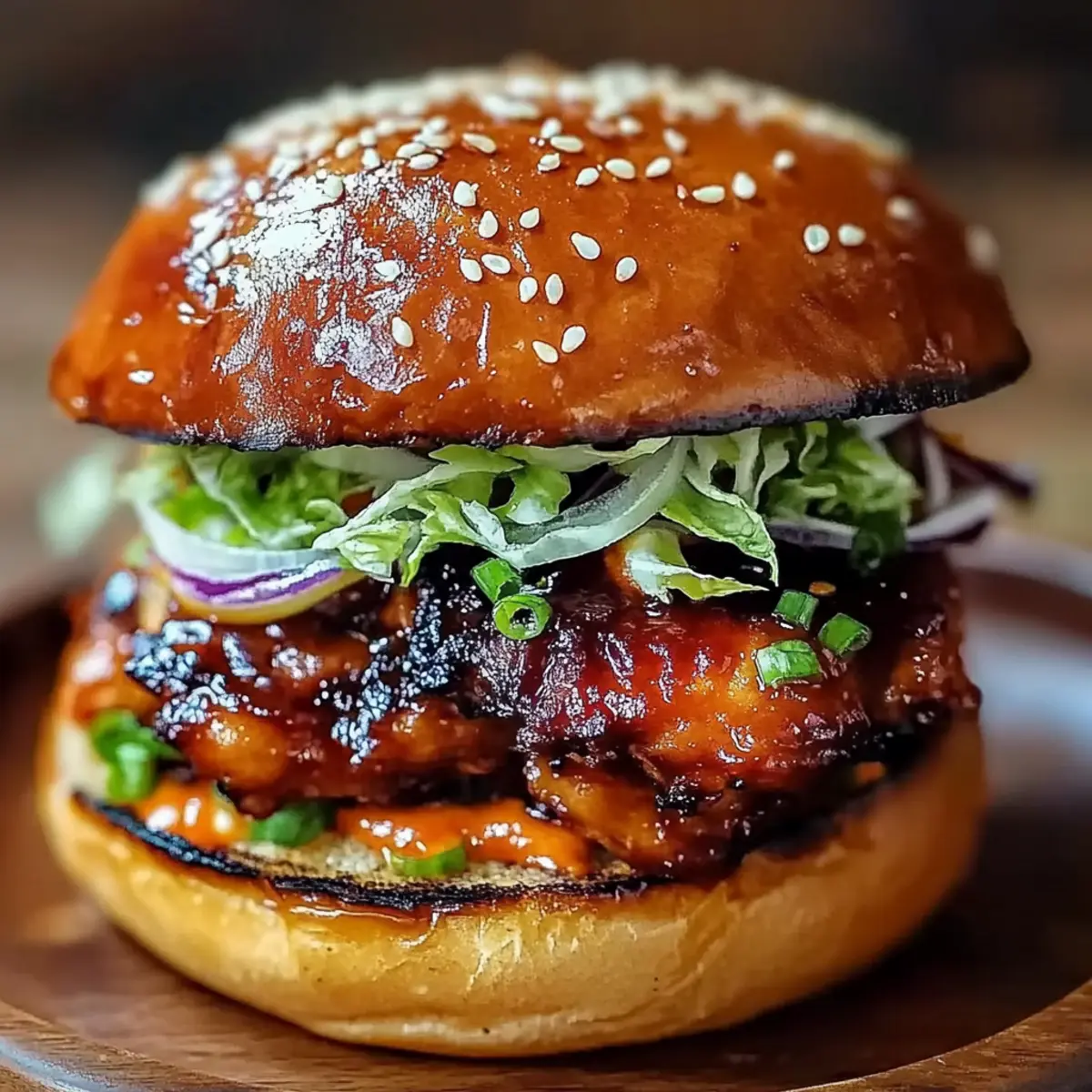 Korean BBQ Chicken Sandwich