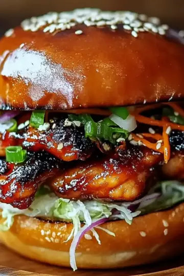 Korean BBQ Chicken Sandwich