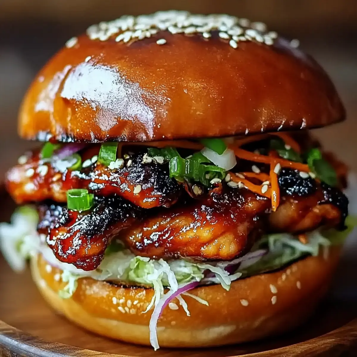 Korean BBQ Chicken Sandwich