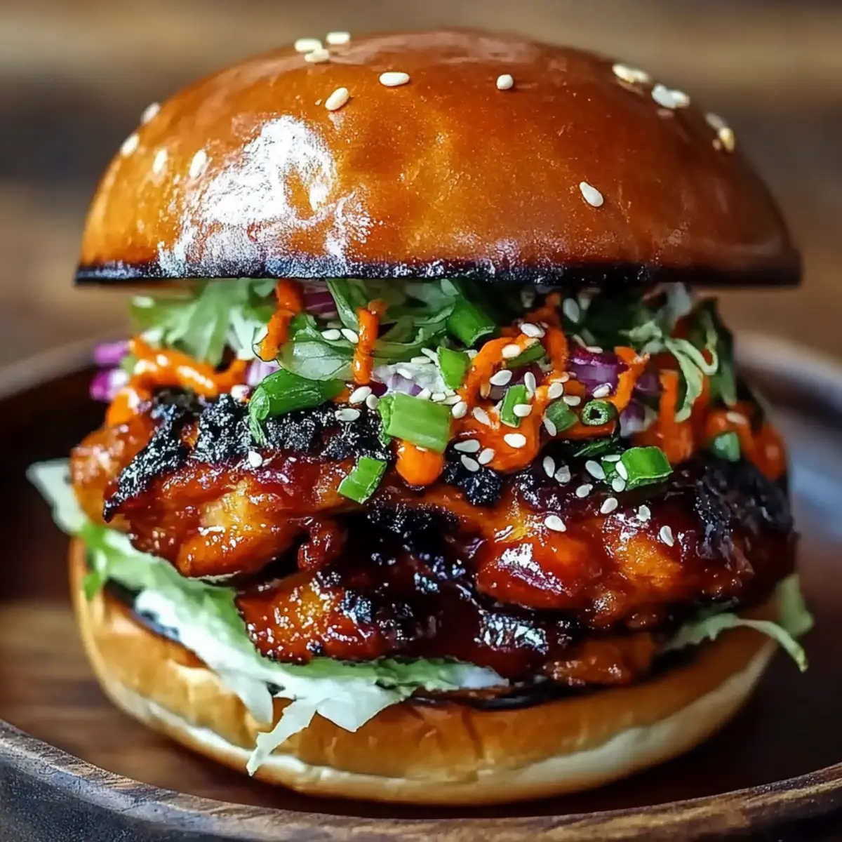 Korean BBQ Chicken Sandwich