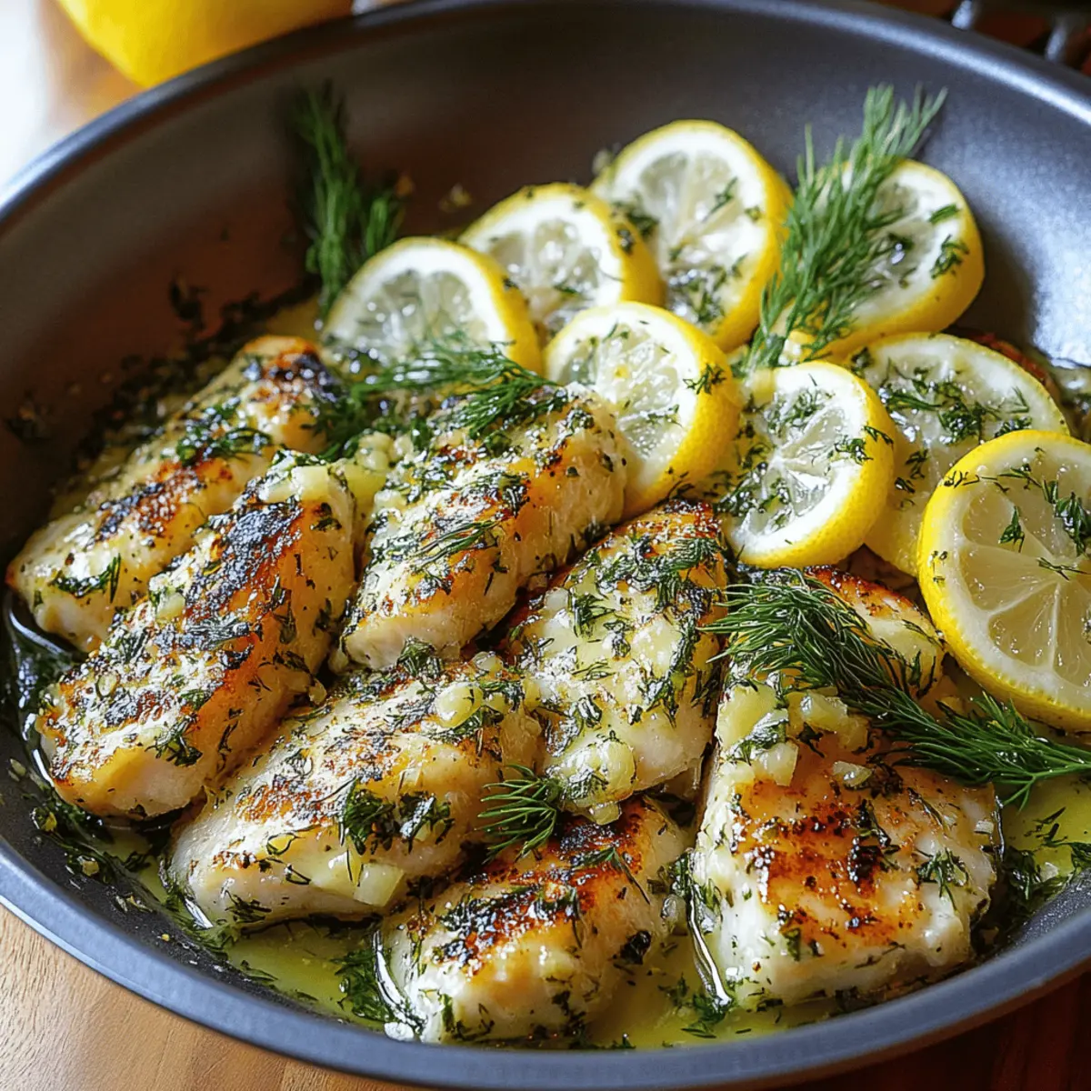 Lemon and Dill Butter Garlic