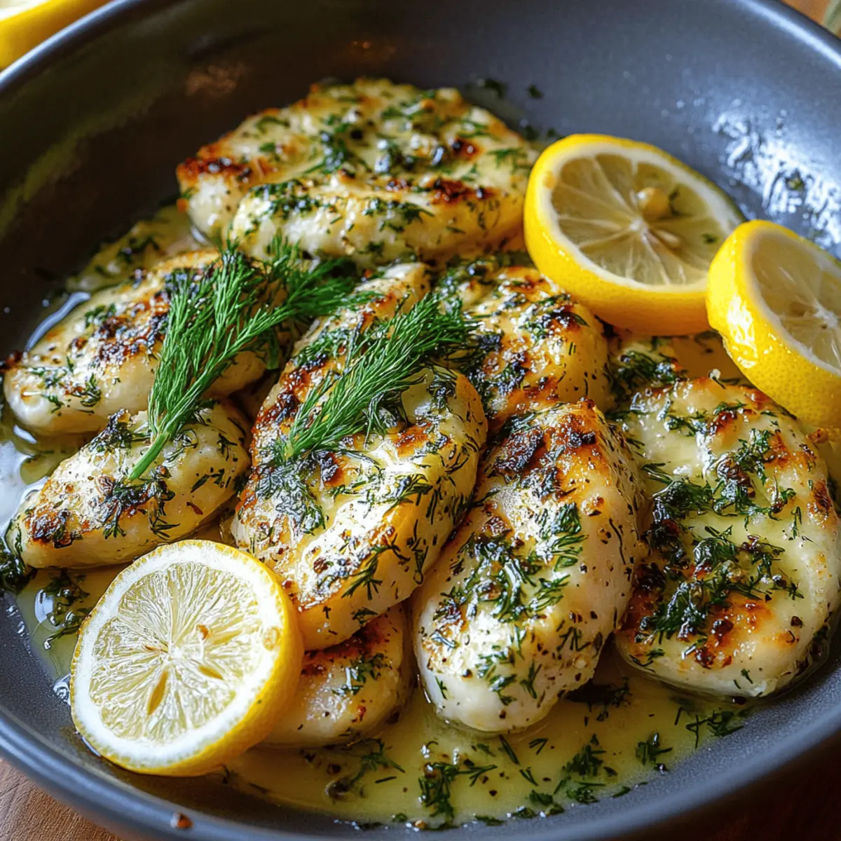Lemon and Dill Butter Garlic