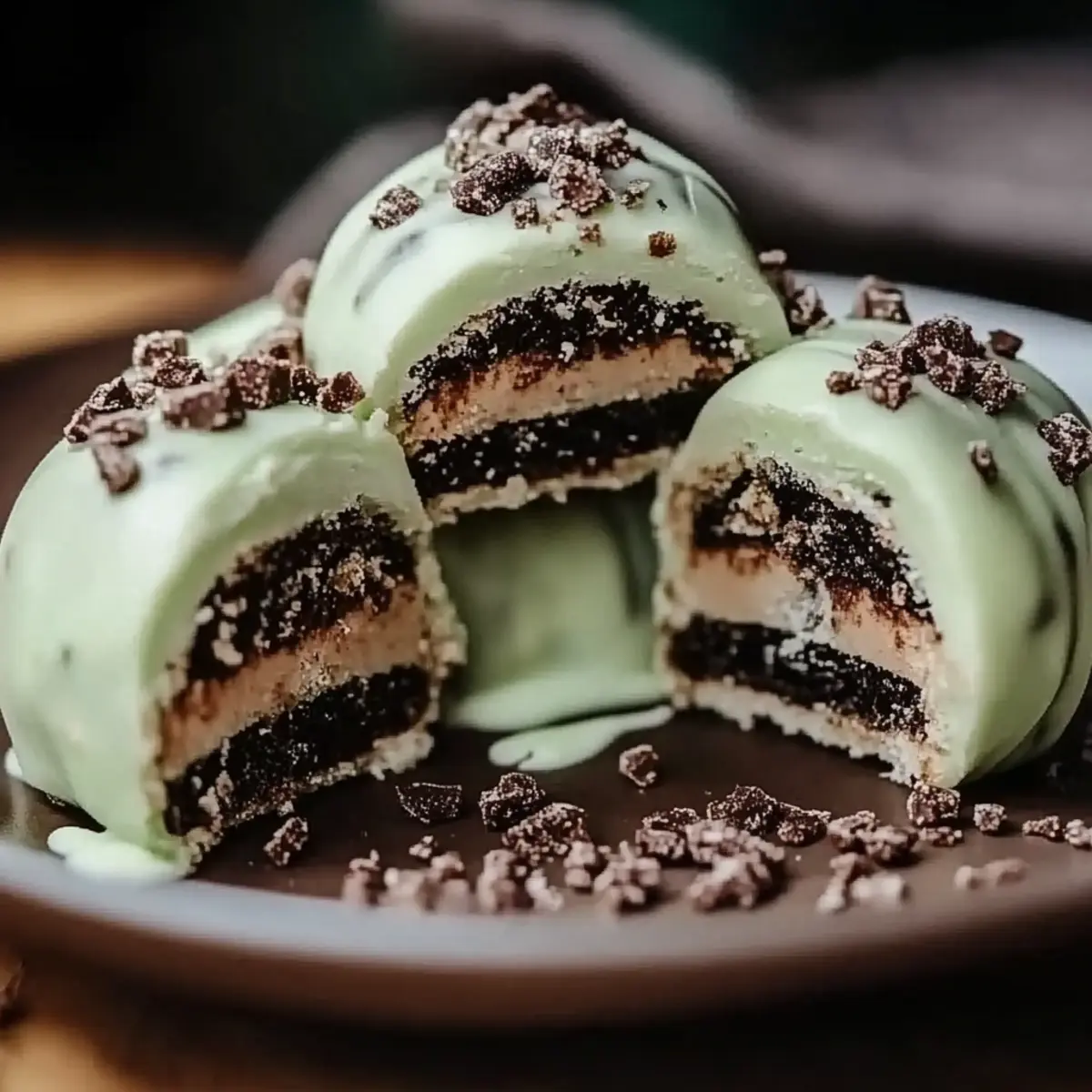 Mint Oreo Truffles