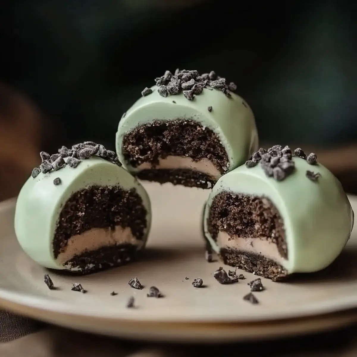 Mint Oreo Truffles