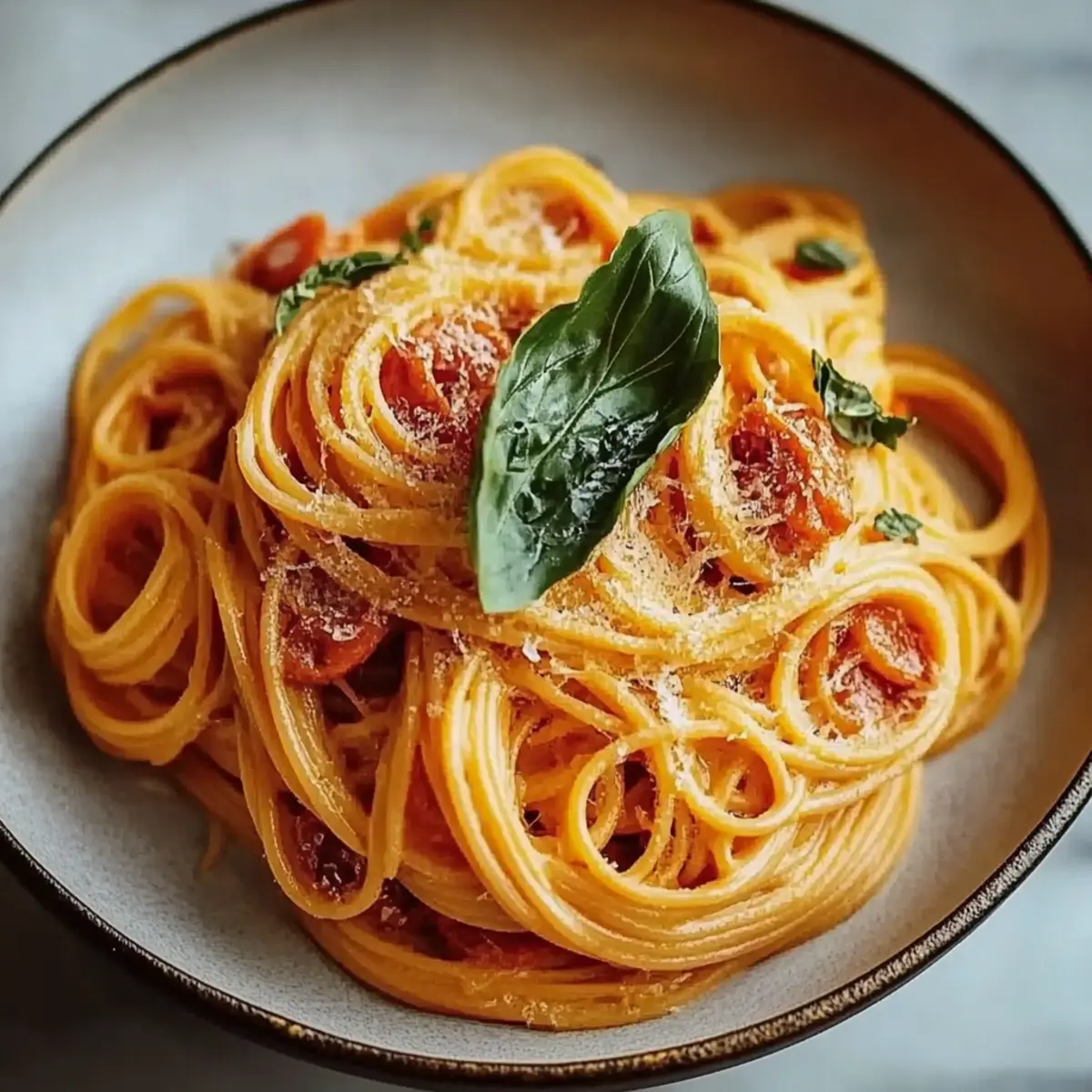 One Pot Creamy Tomato Pasta
