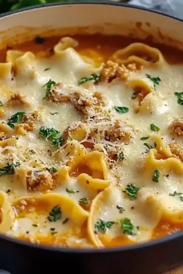 One Pot Ravioli Soup