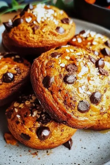Pumpkin Chocolate Chip Muffins Gluten Free