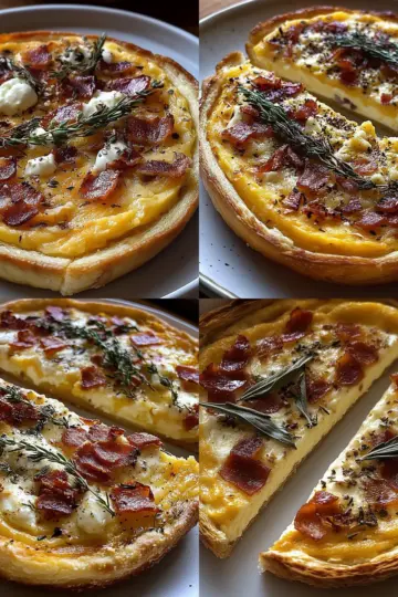 Pumpkin Ricotta Caramelized Onion Tart