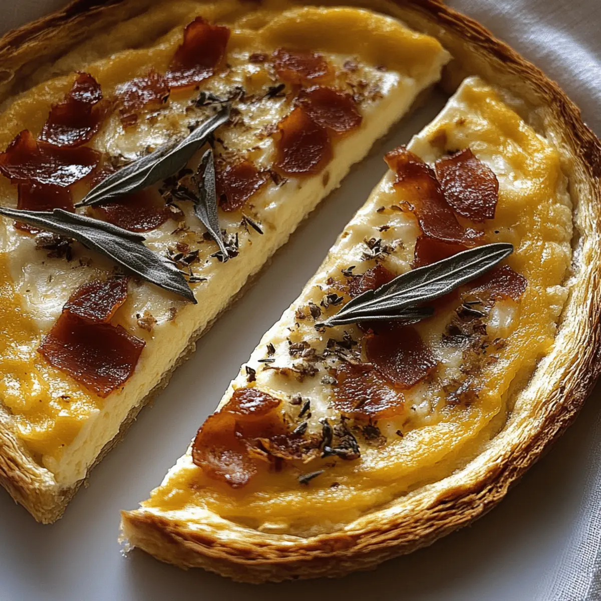 Pumpkin Ricotta Caramelized Onion Tart