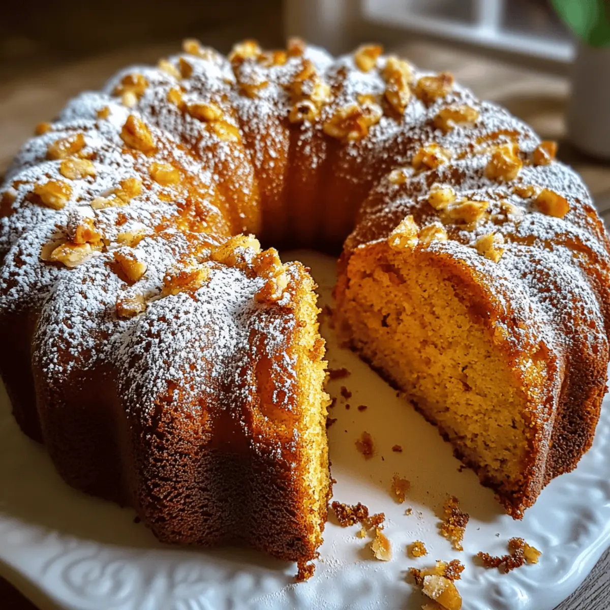Pumpkin Rum Cake