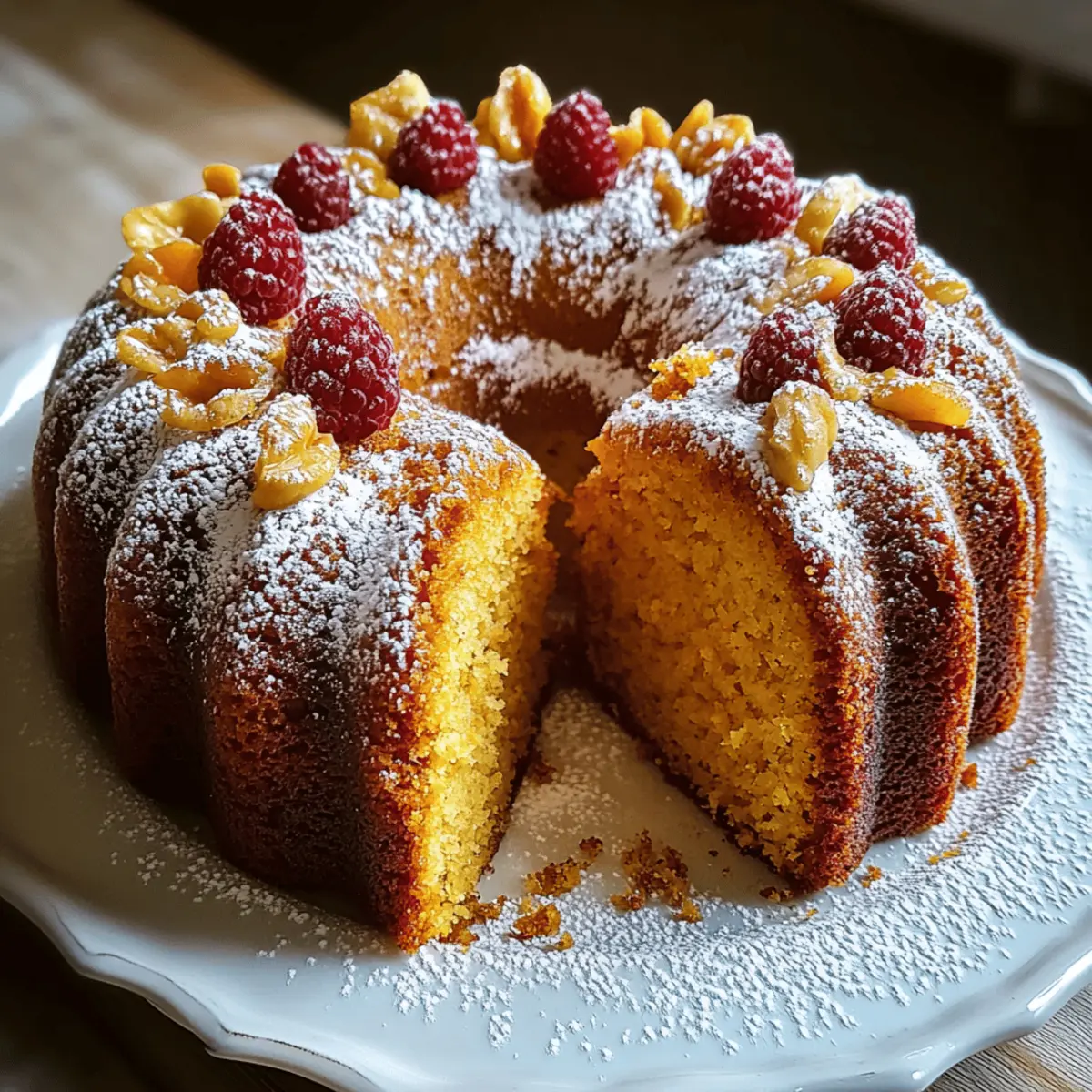 Pumpkin Rum Cake