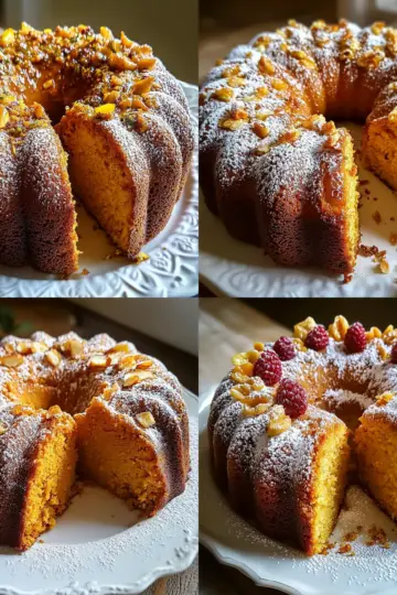 Pumpkin Rum Cake