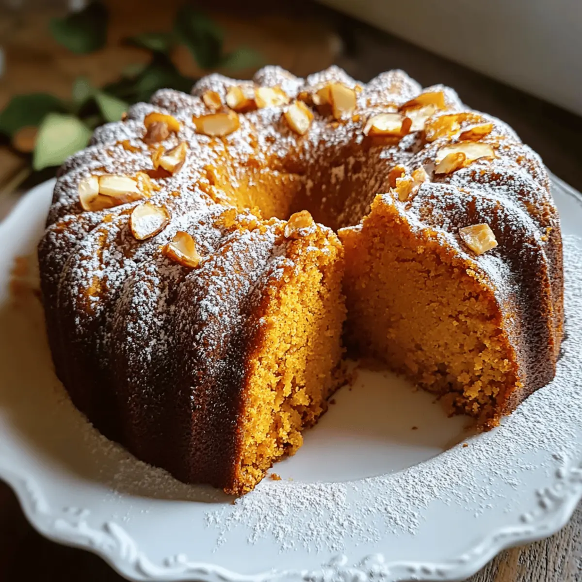 Pumpkin Rum Cake