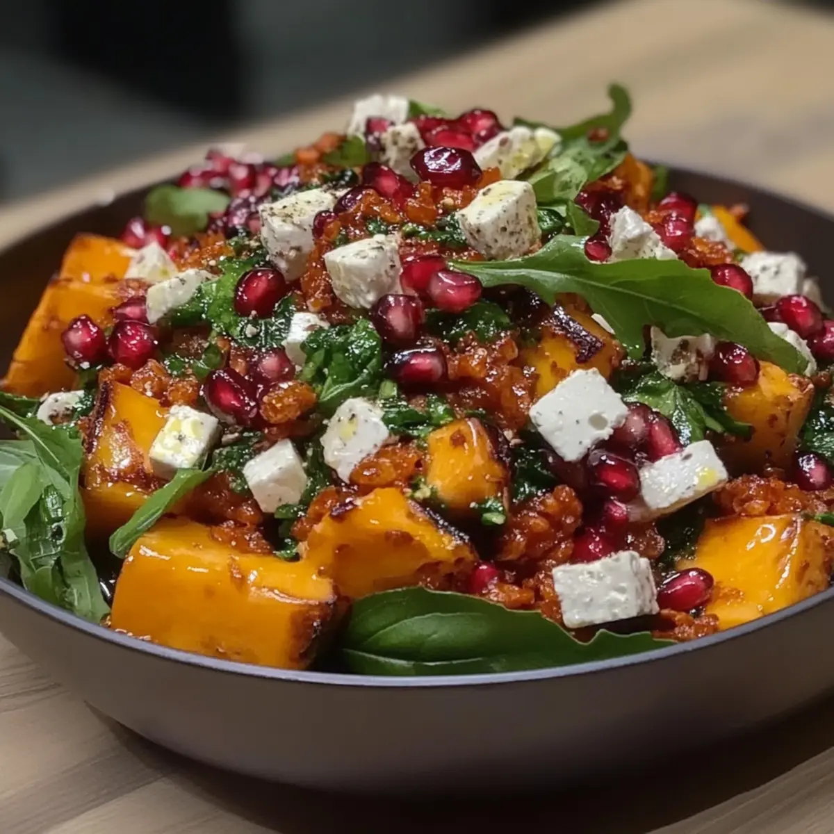 Roasted Sweet Potato and Baby Kale Salad